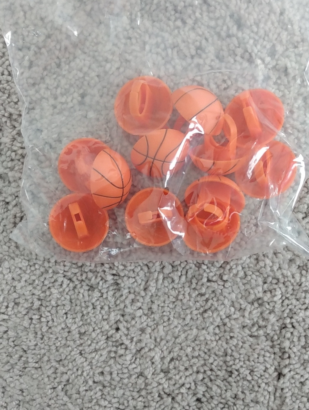 Mini Orange Basketball Party Favors (12)